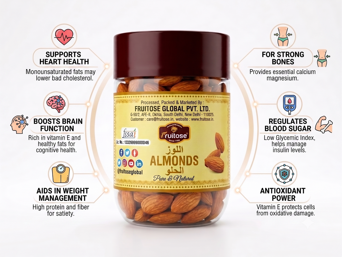 Pure Organic And Nutrient Rich Almond Non Pariel