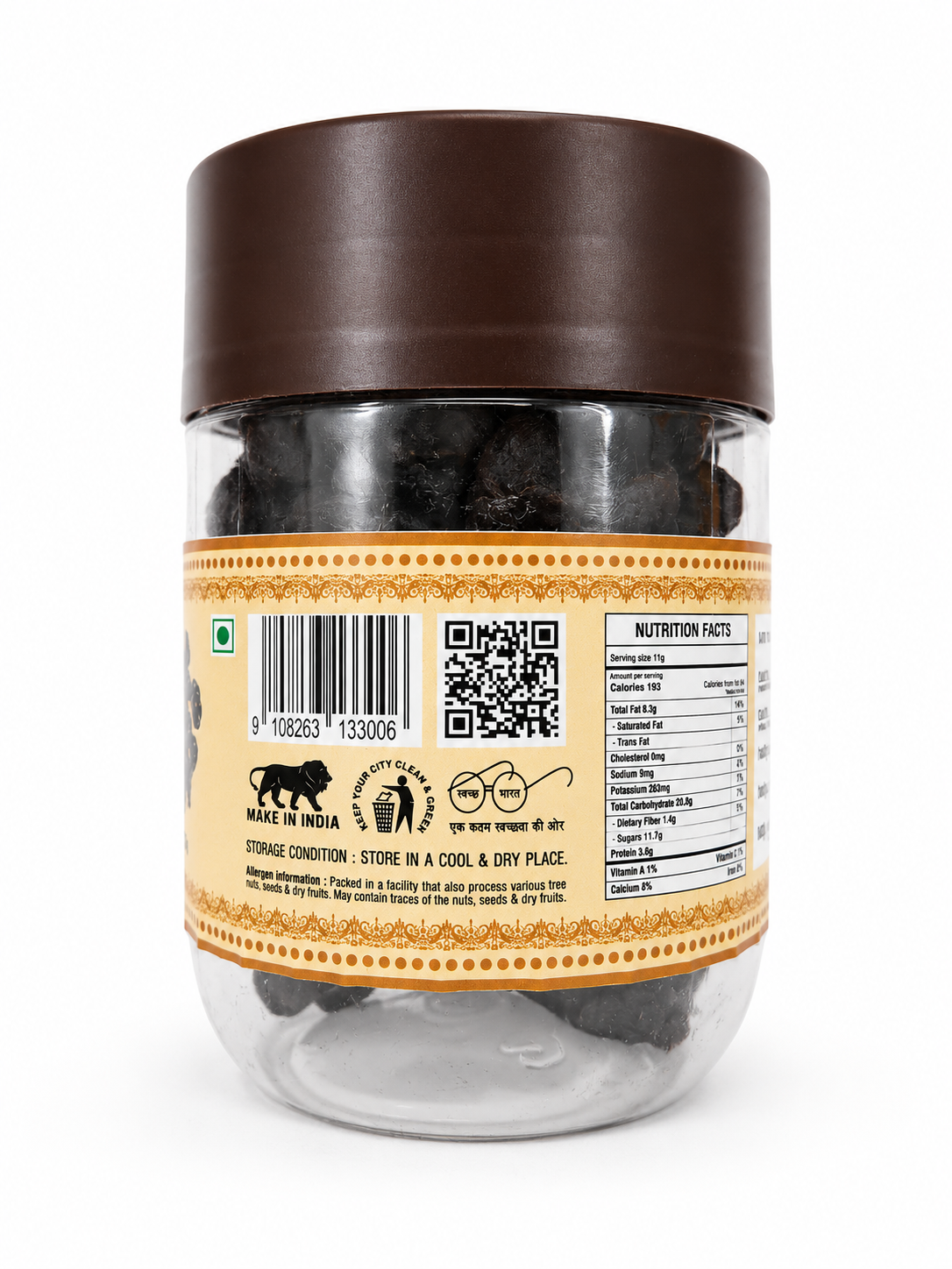 Premium Black Raisins (Kali Kishmish) | Naturally Sweet | 250g