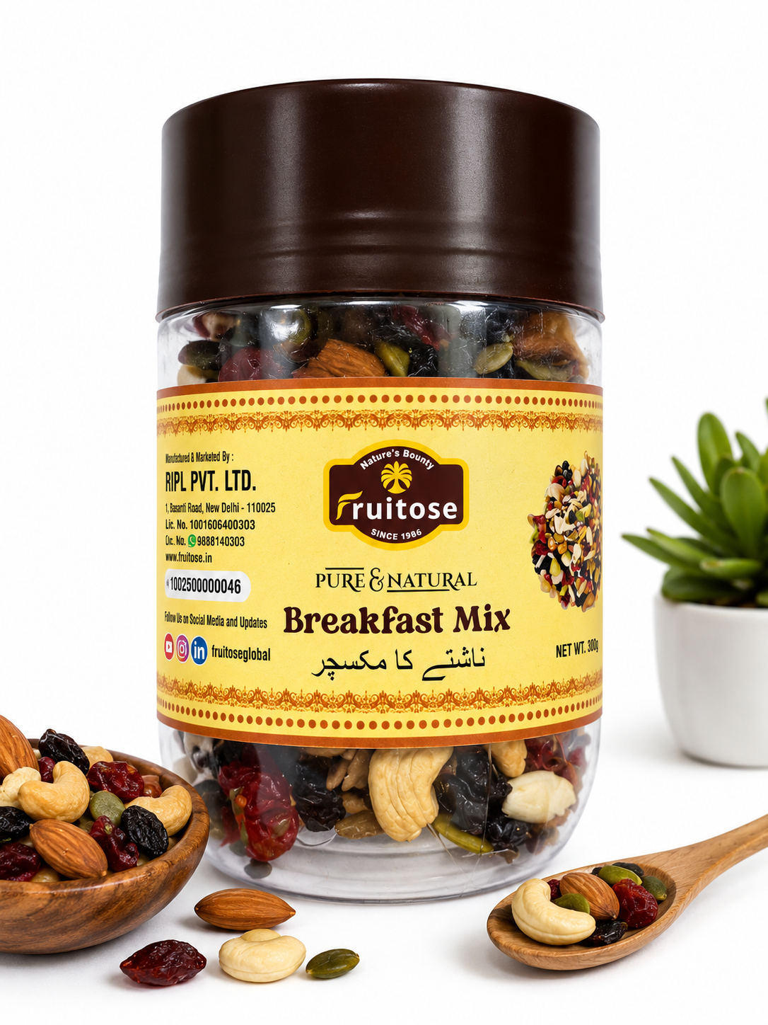 Premium Breakfast Mix | Dry Fruits, Nuts & Seeds | 250g