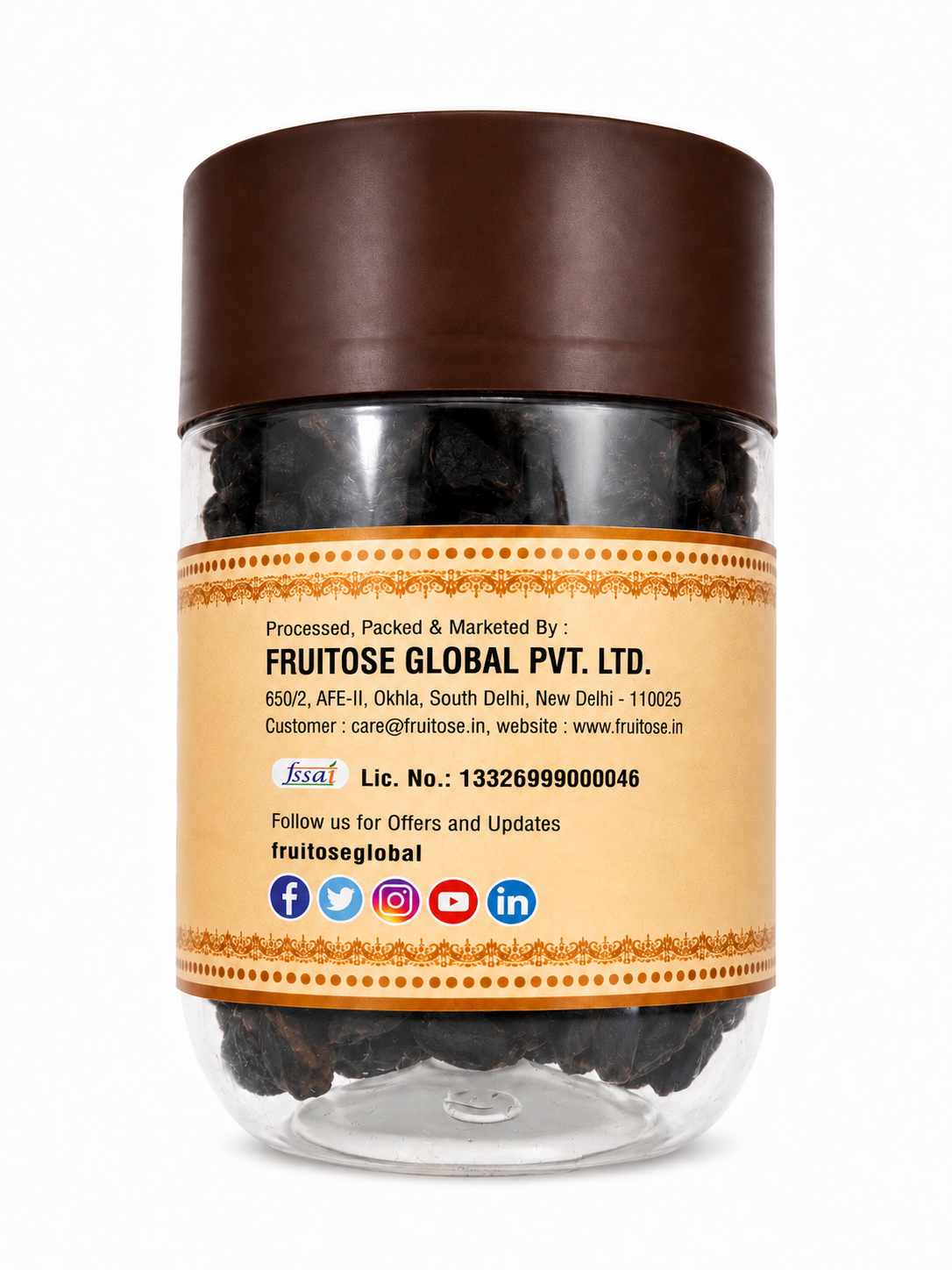 Premium Black Raisins (Kali Kishmish) | Naturally Sweet | 250g
