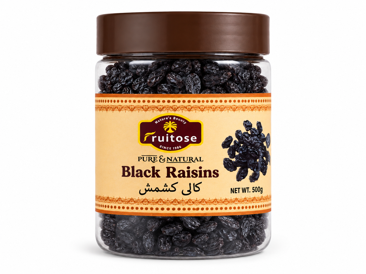 Premium Black Raisins (Kali Kishmish) | Naturally Sweet | 250g