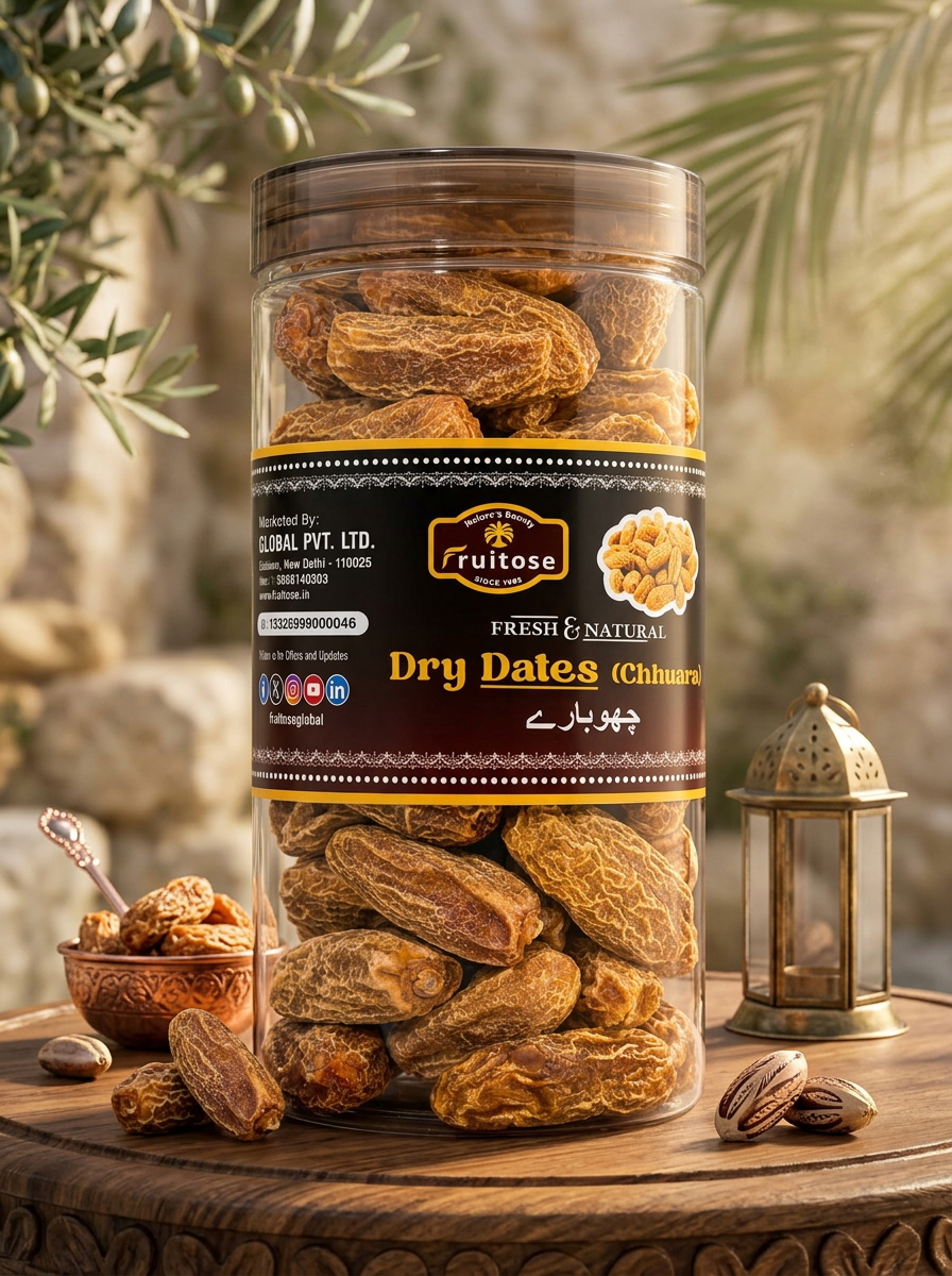 Premium Dry Dates (Chhuhara) | Naturally Sweet | 500g