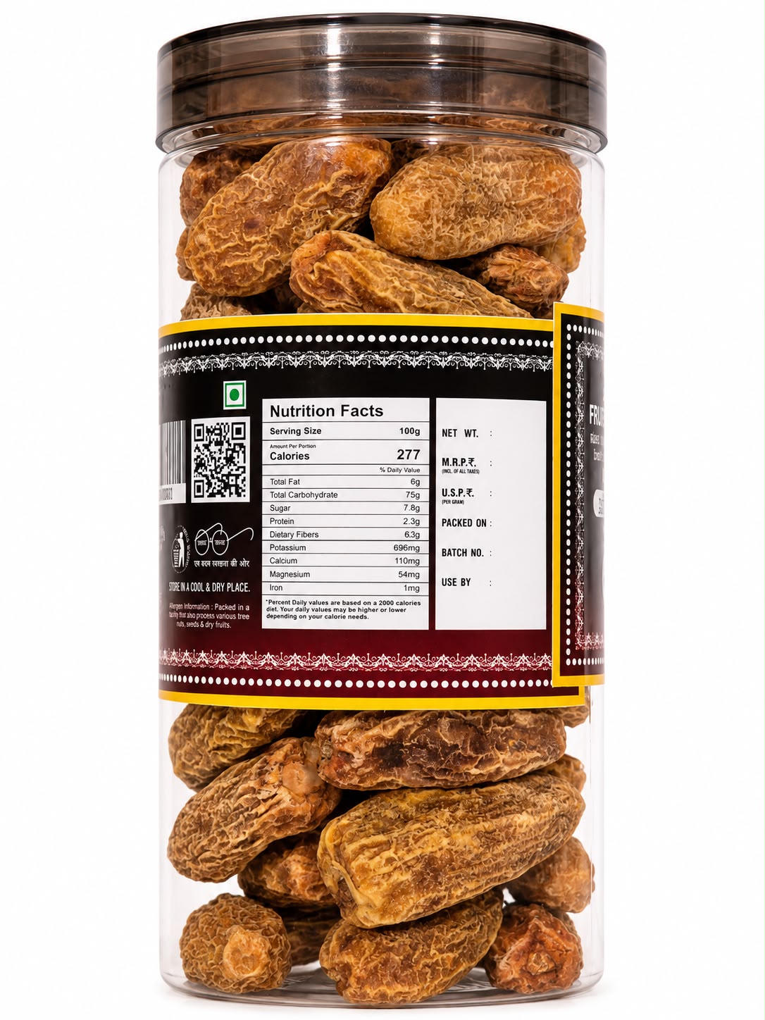 Premium Dry Dates (Chhuhara) | Naturally Sweet | 500g