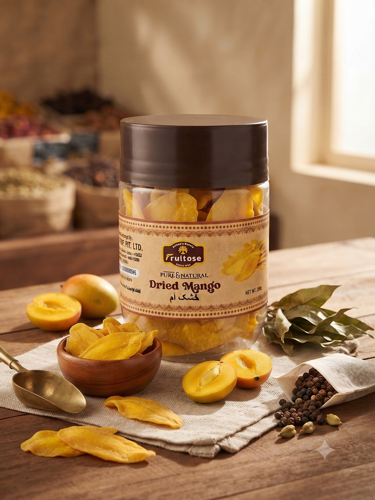 Premium Dried Mango | Naturally Sweet & Chewy | 250g