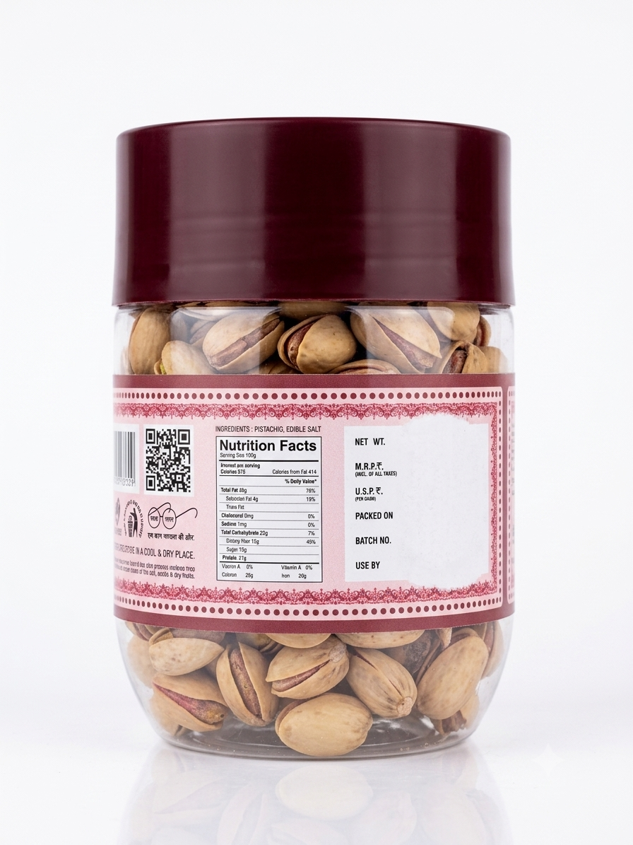 Premium Salted Pistachios | Naturally Crunchy & Delicious