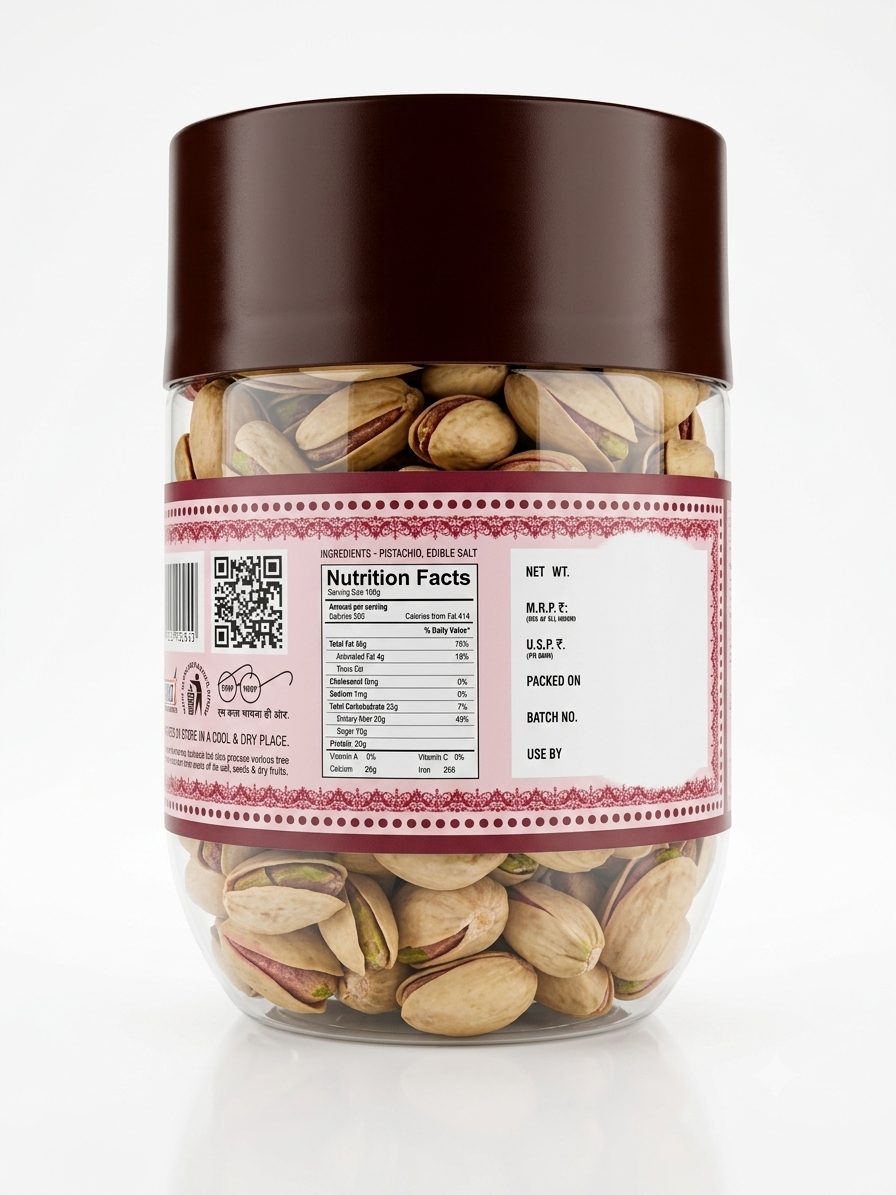 Premium Salted Pistachios | Naturally Crunchy & Delicious