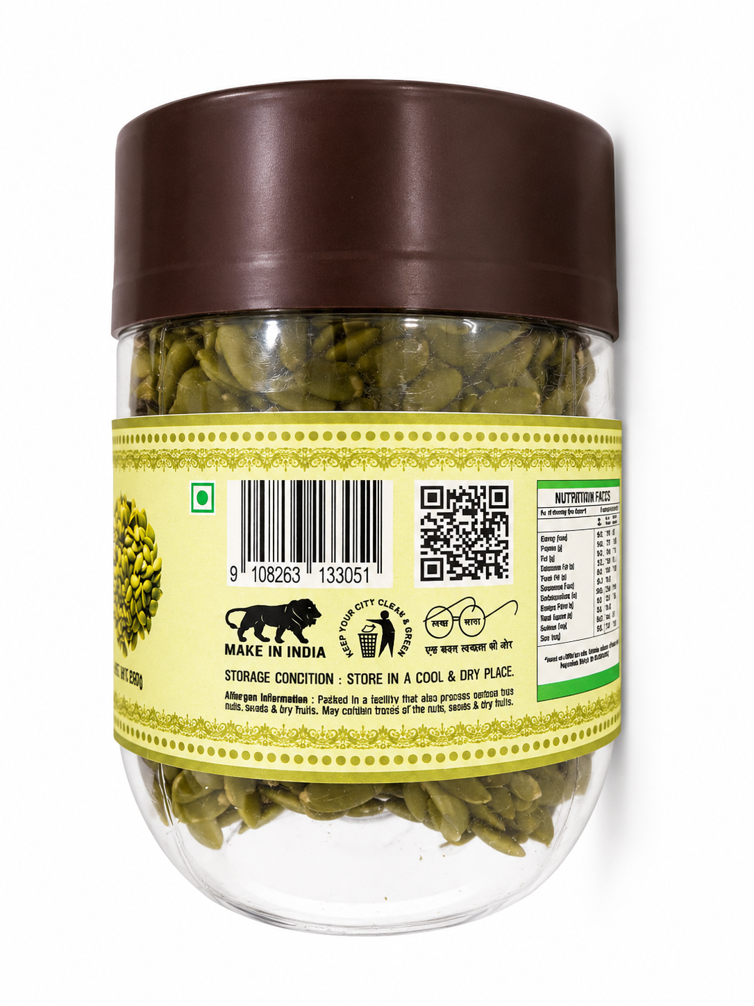 Premium Pumpkin Seeds | 100% Natural & Raw | 250g