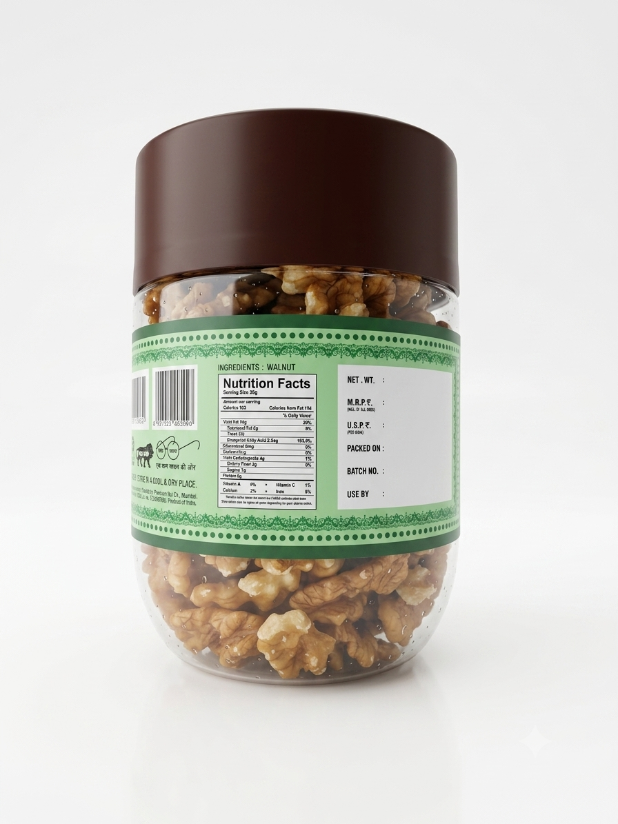 Premium Walnut Kernels (Akhrot Giri) | 100% Natural | 250g